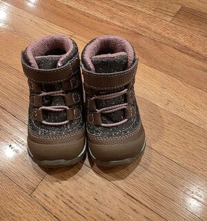 See Kai Run Boots - Brown and Pink Toddler Boots